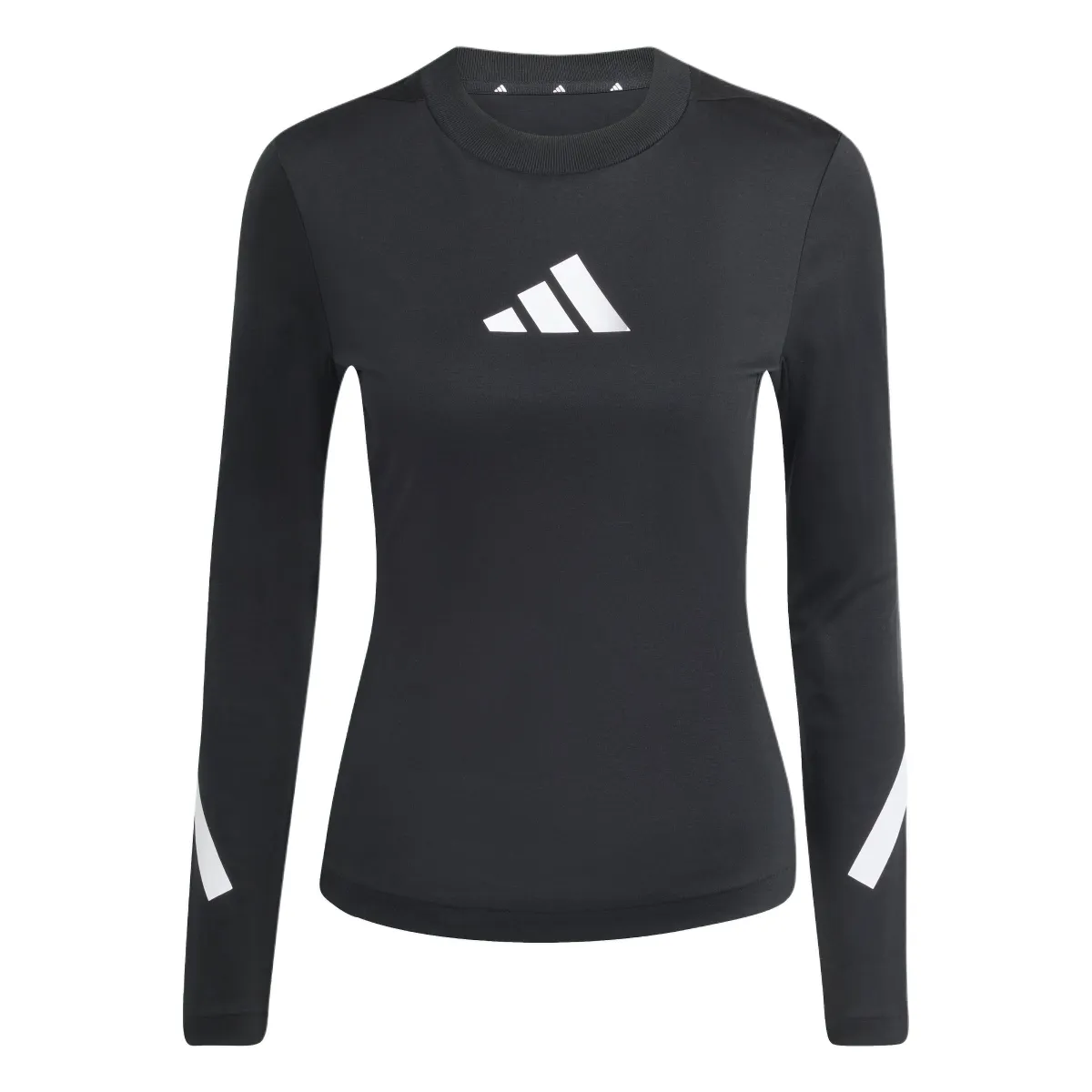 Adidas Z.N.E. T-Shirts Women's Black/White Crew Neck Moderate Other