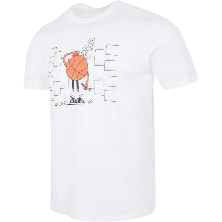 Adidas T-Shirts Men's White Crew Neck Moderate Straight Fit