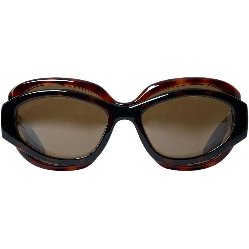 Balenciaga Superbusy Round-Frame Sunglasses