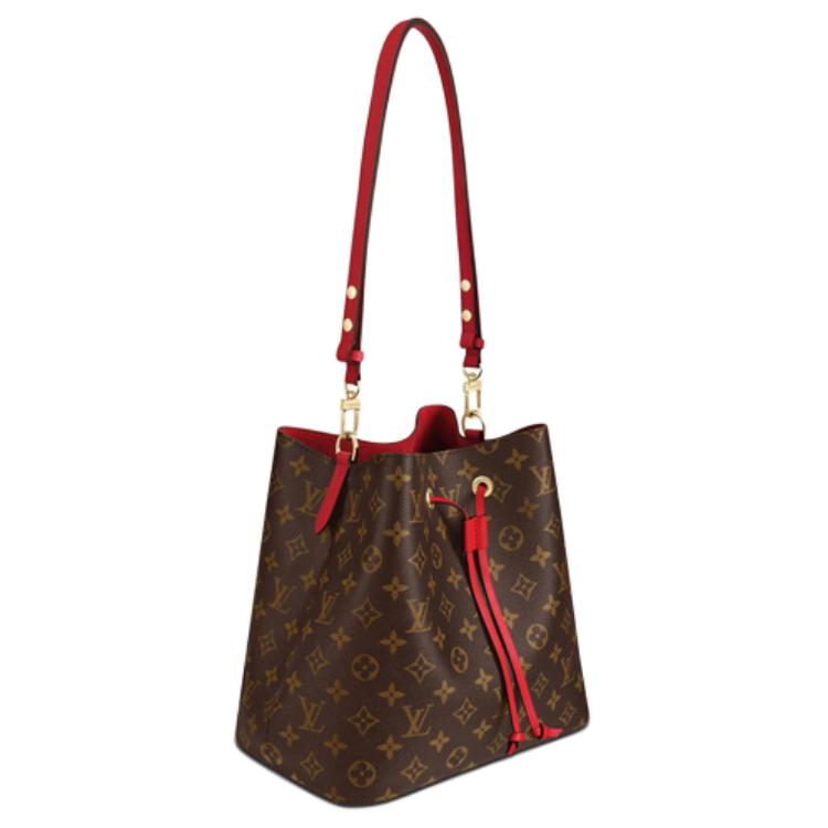 Женские сумка Louis Vuitton LOUIS VUITTON NÉONOÉ (коричнево-красный) — фото 2