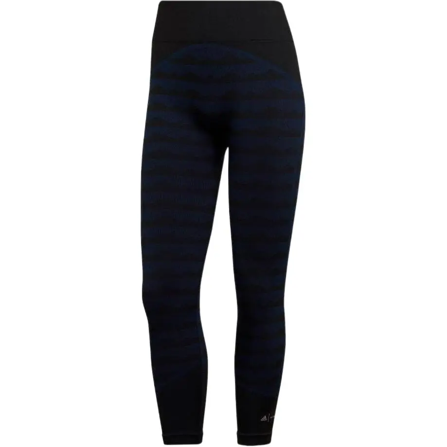 Adidas X Marimekko Sports Pants Women's Navy Blue Moderate Cuffed Pants