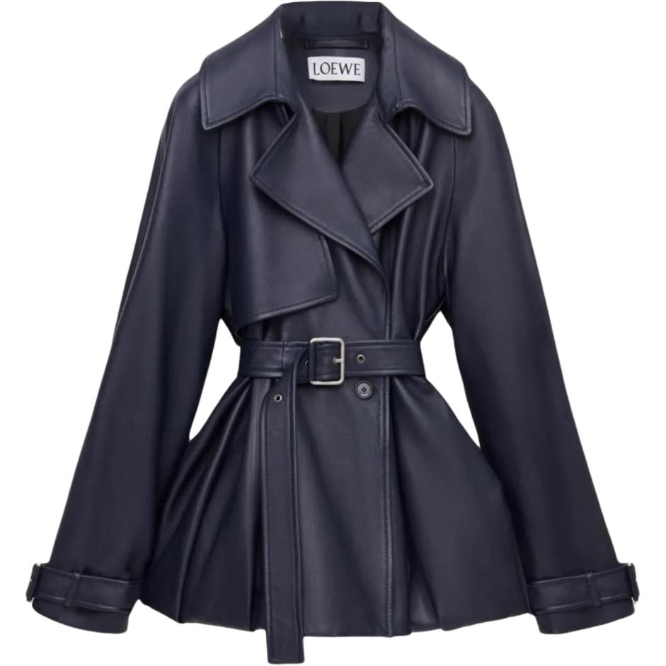 Loewe Anagram Embossed Belted Jacket