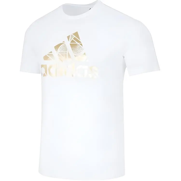 Adidas Set in Sleeve T Shirt Men's White