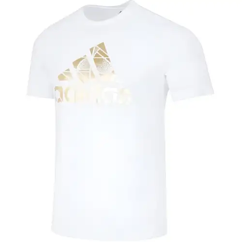 Adidas Set in Sleeve T Shirt Men's White