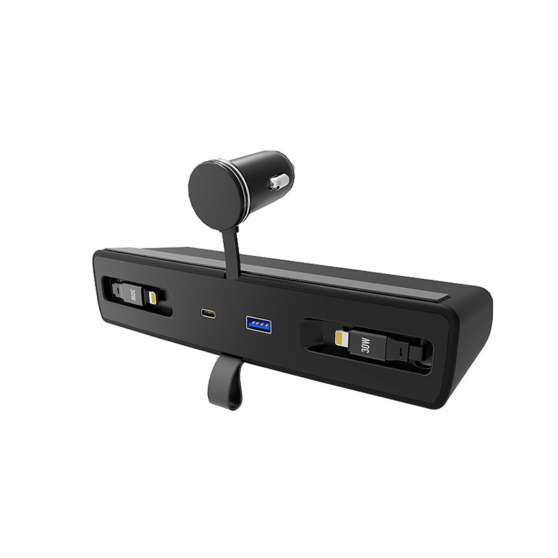 Maigu Yipin 809-SU7 Xiaomi SU7 special conversion to the original car mold typec Apple retractable cable USB fast charging car charger