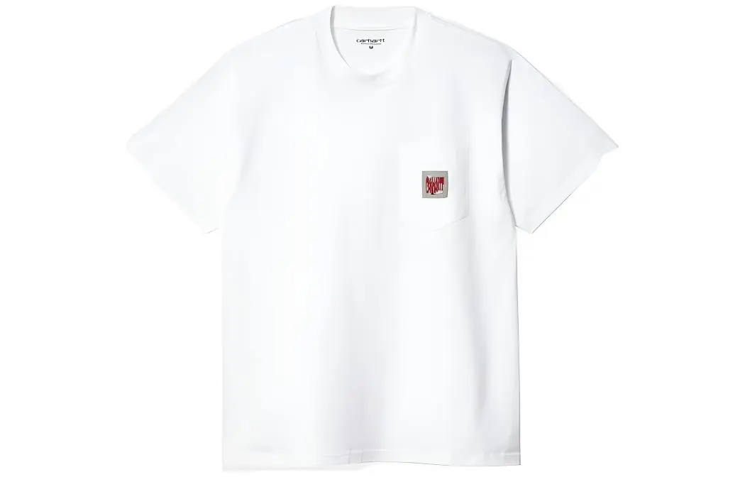 Carhartt WIP T-Shirts Men's White Crew Neck Moderate