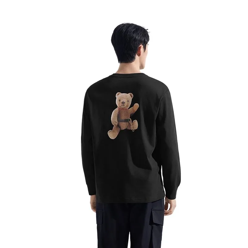 THE NORTH FACE T-Shirts Unisex Cosmic Black Crew Neck Moderate