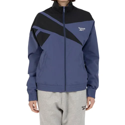 Reebok Jackets Women's Blue Stand Collar Moderate Other