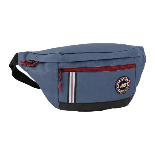 New Balance Polyester One Shoulder Crossbody Fanny Pack Large Men's Deep Sea Gray