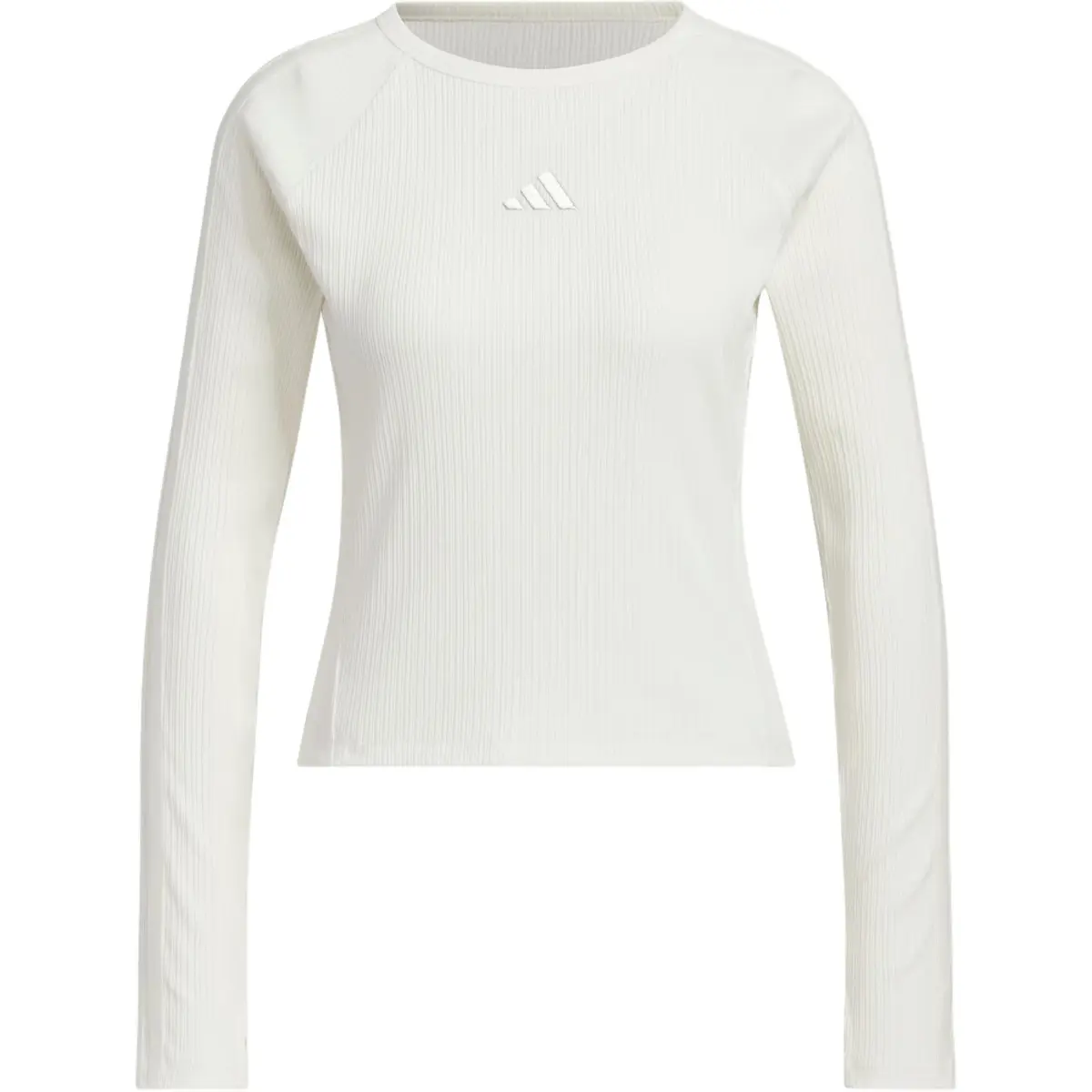 Adidas T-Shirts Women's Jade White Crew Neck Moderate Other