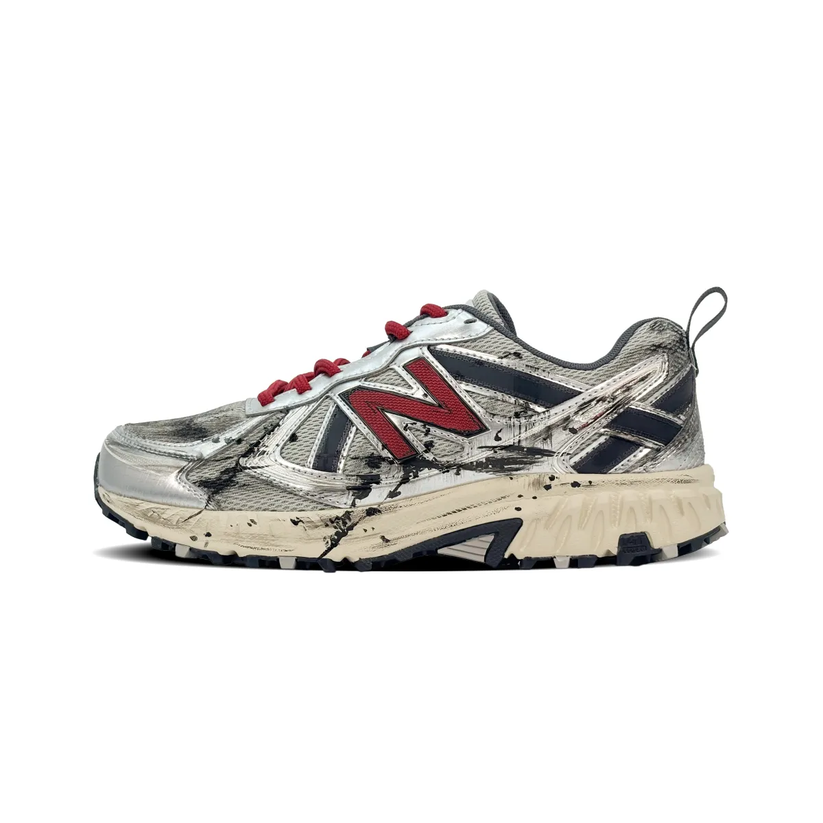 New Balance NB 410 V5 Abrasion Resistant Low top Running Shoes Unisex Black Gray