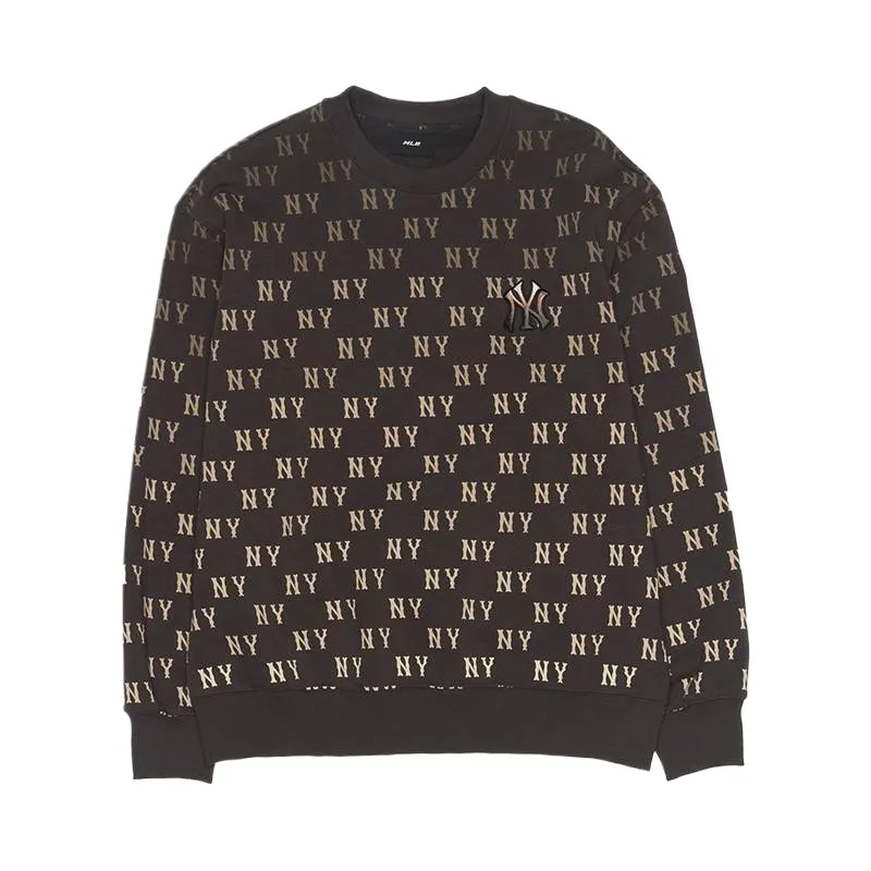 MLB New York Yankees Sweatshirt Unisex Dark Charcoal Gray