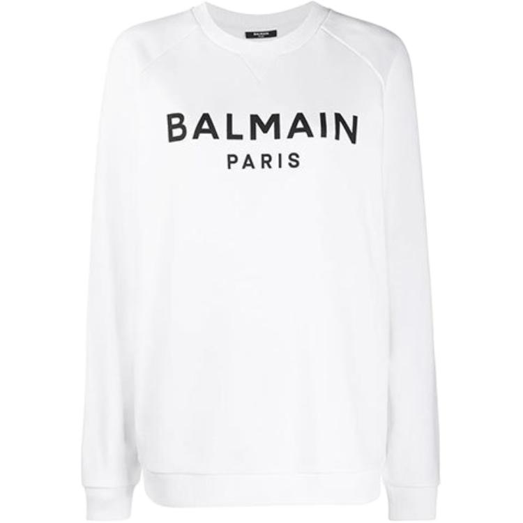 Женское худи BALMAIN (белое)