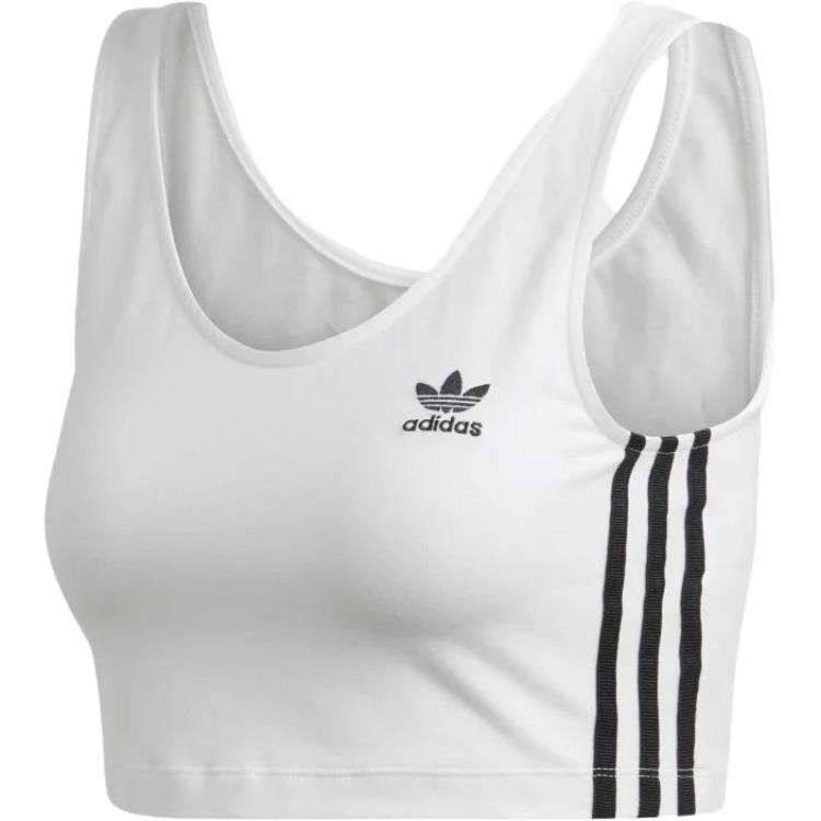 Adidas Originals Sleeveless Sports Shirts Women's White Other
