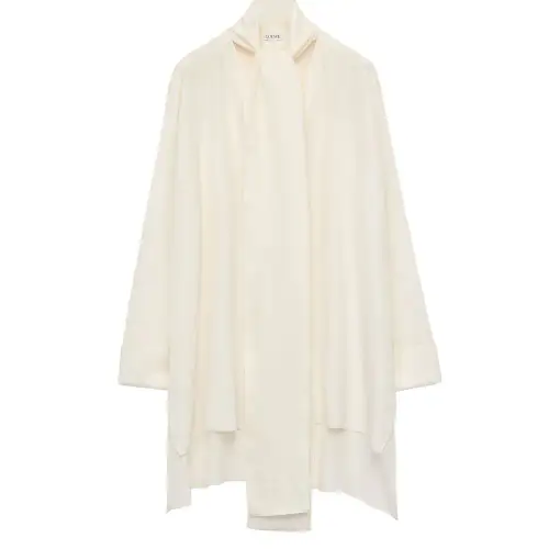 LOEWE Shirts Women's Ivory V Neck Moderate Other