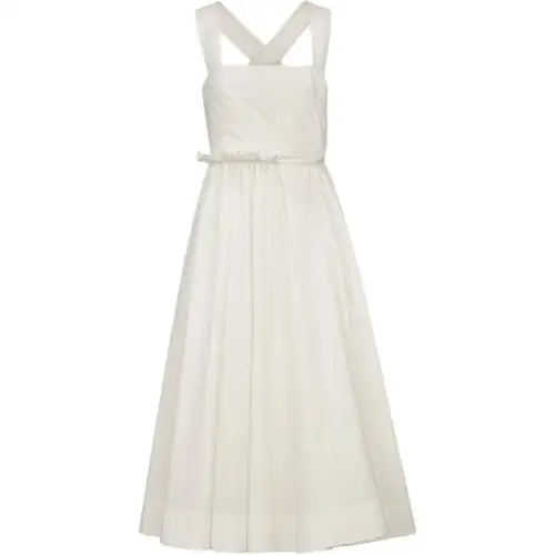 DIOR SS23 Sleeveless Dress Women's White