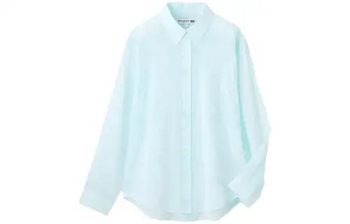 UNIQLO x INES DE LA FRESSANGE SS23 Shirt Women's Aqua Blue