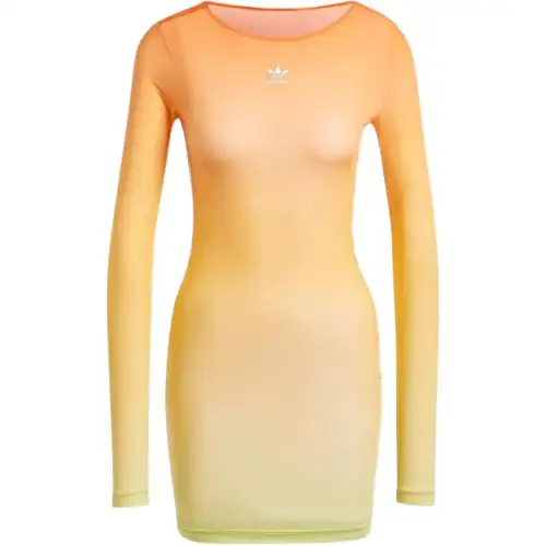 Adidas Originals Long Sleeved Dress Women's Orange
