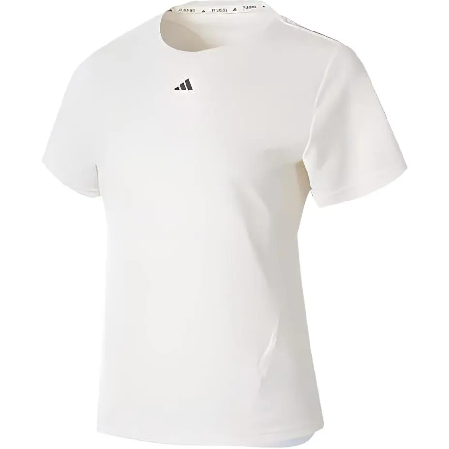Adidas T-Shirts Women's White Crew Neck Moderate Other