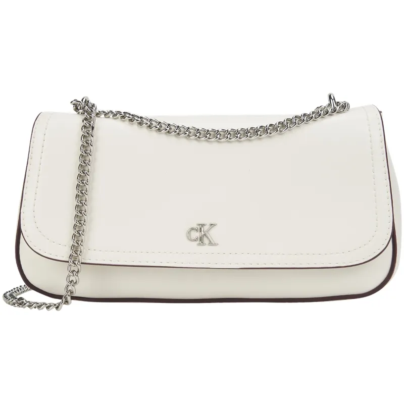 CALVIN KLEIN Synthetic Material Crossbody Bags Women's Lily White
