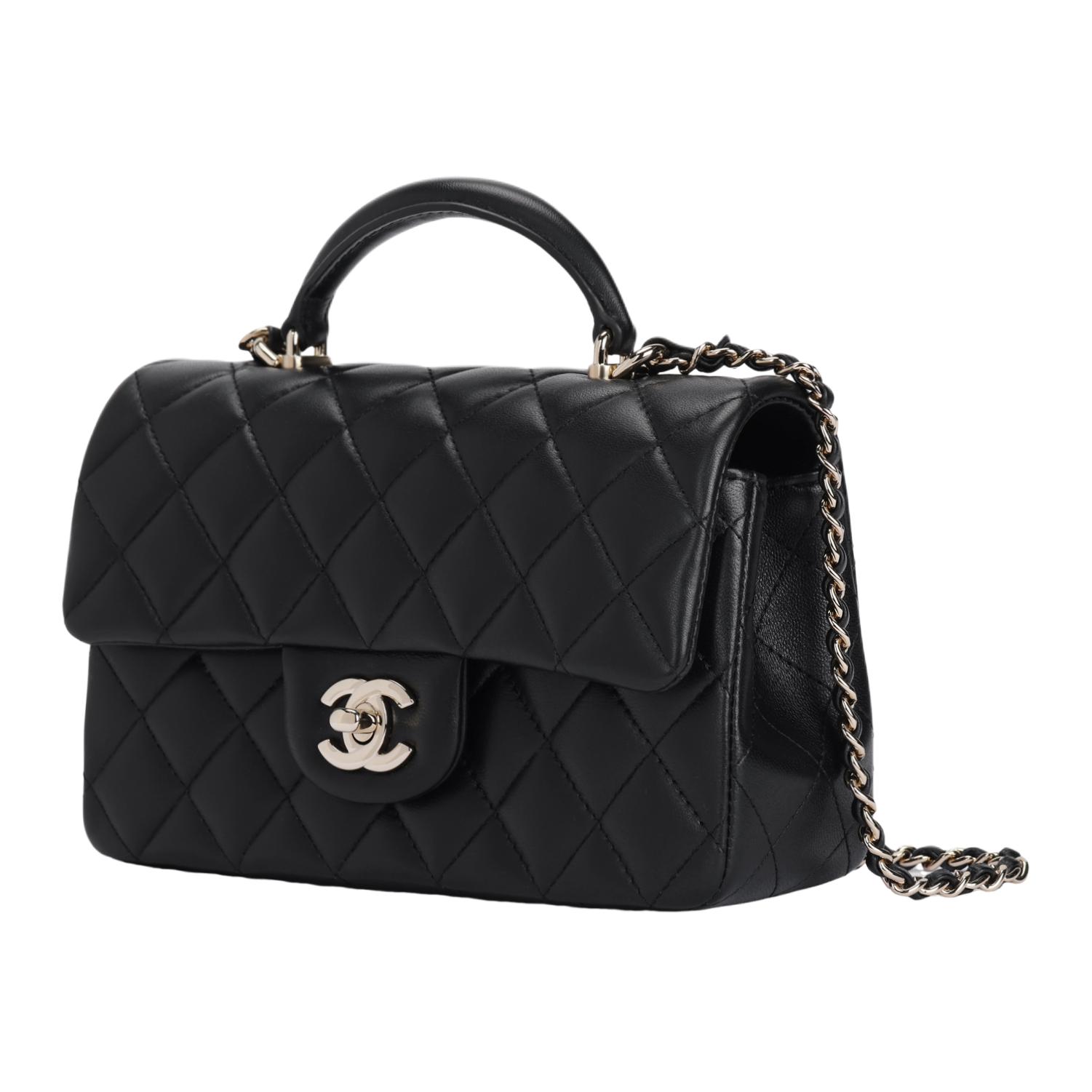 Женская сумка Chanel Classic Flap CF (черная) — фото 2