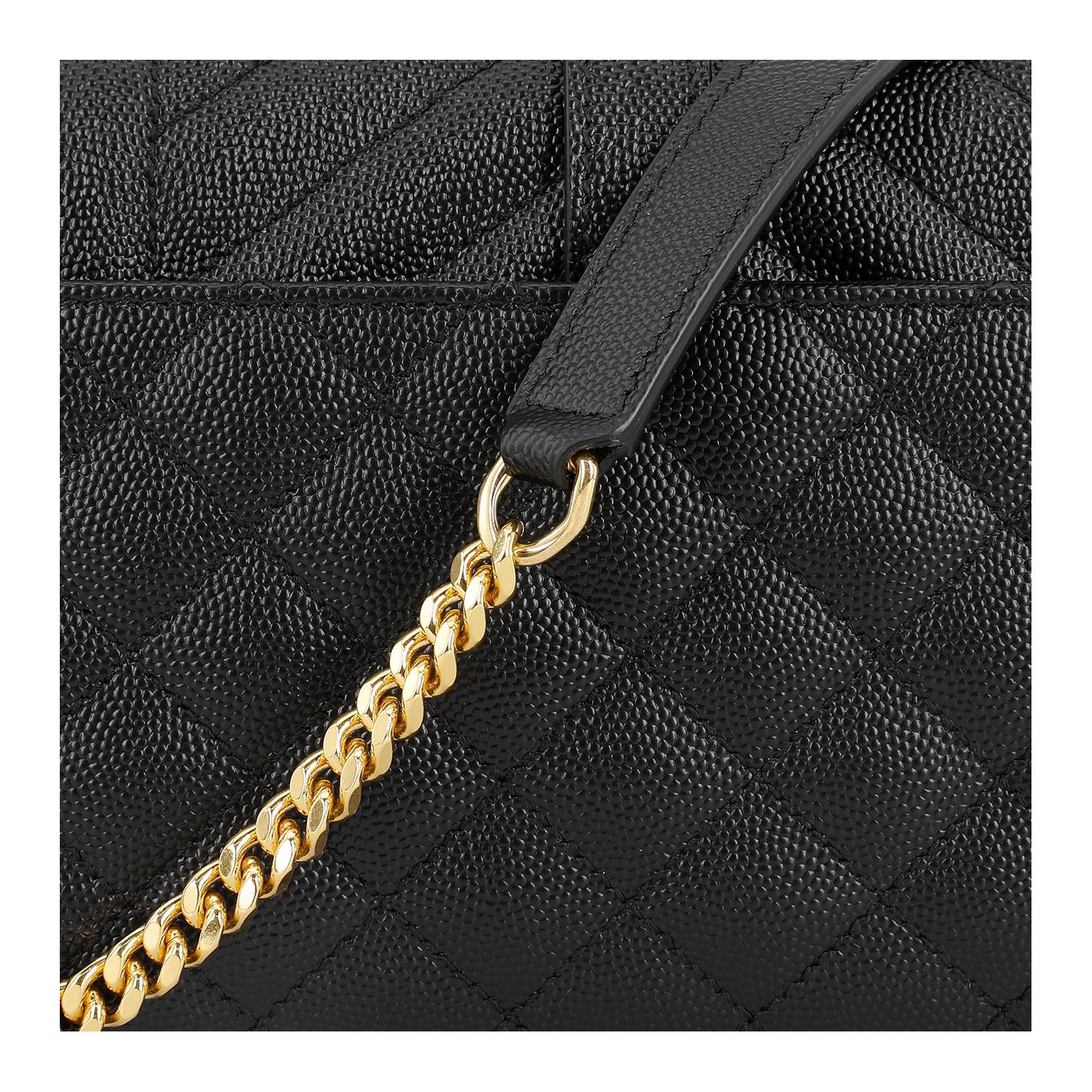 Женская сумка SAINT LAURENT ENVELOPE (черная) — фото 7