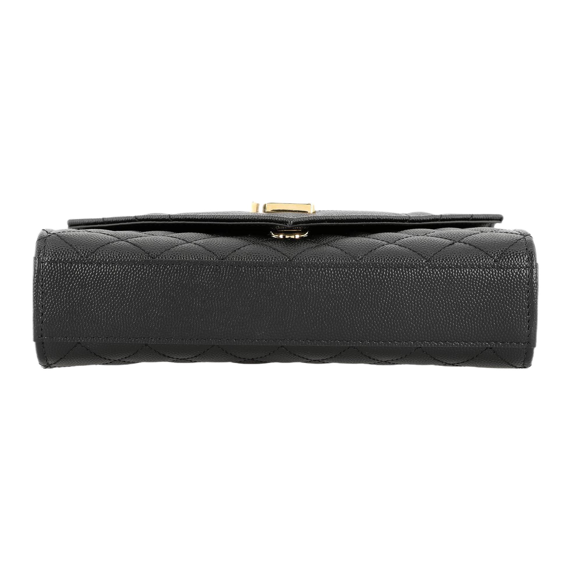 Женская сумка SAINT LAURENT ENVELOPE (черная) — фото 5