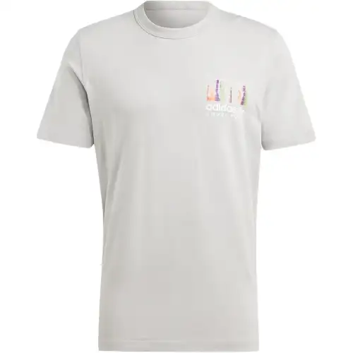 Adidas Originals T Shirts Men's Gray Crew Neck Moderate