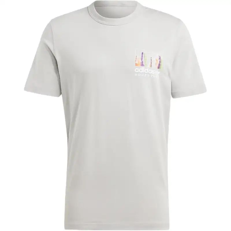 Adidas Originals T Shirts Men's Gray Crew Neck Moderate