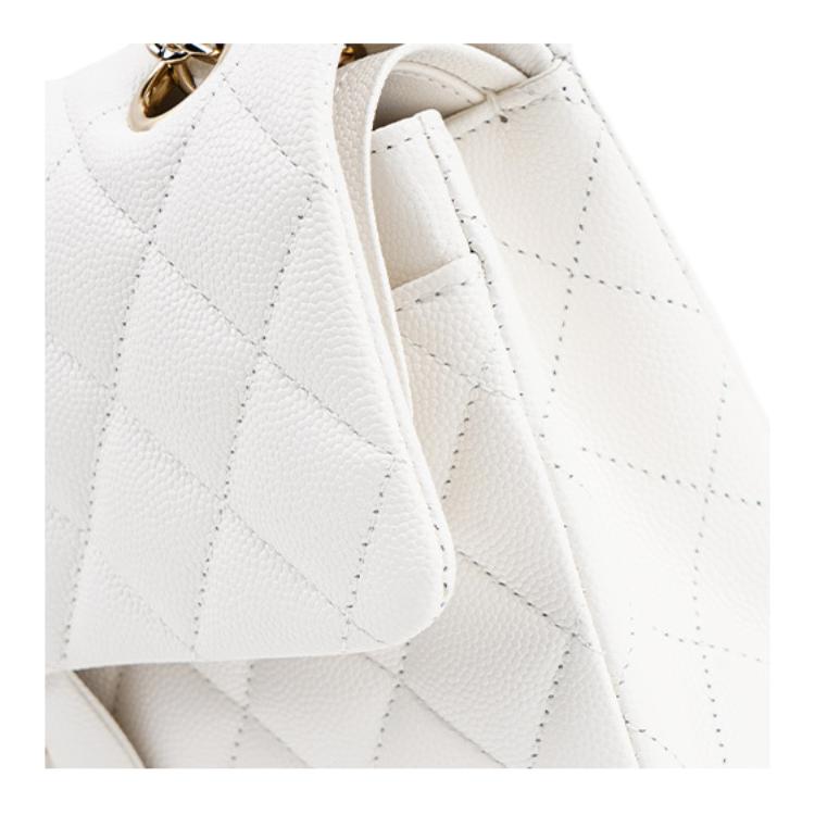Женская сумка Chanel Classic Flap Small (белая) — фото 6