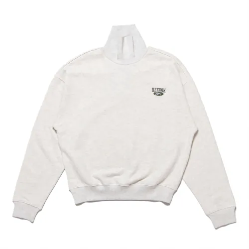Reebok Sweatshirts Women's Beige Turtleneck Moderate