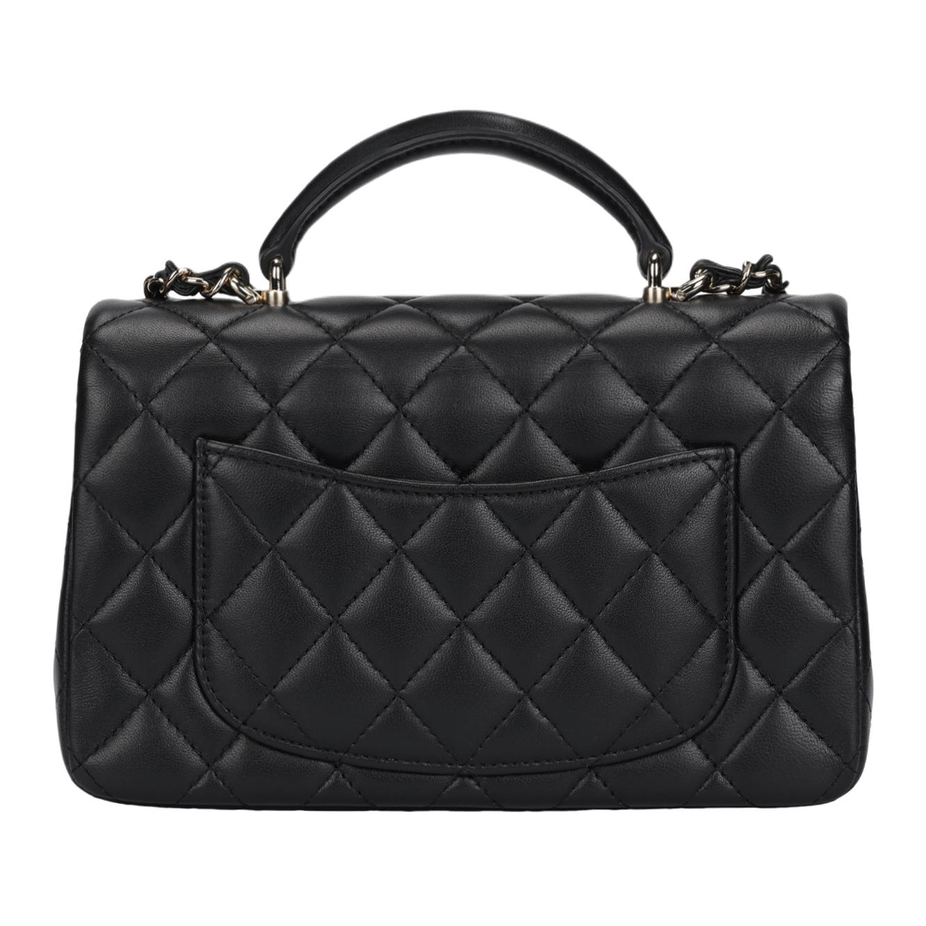 Женская сумка Chanel Classic Flap CF (черная) — фото 3