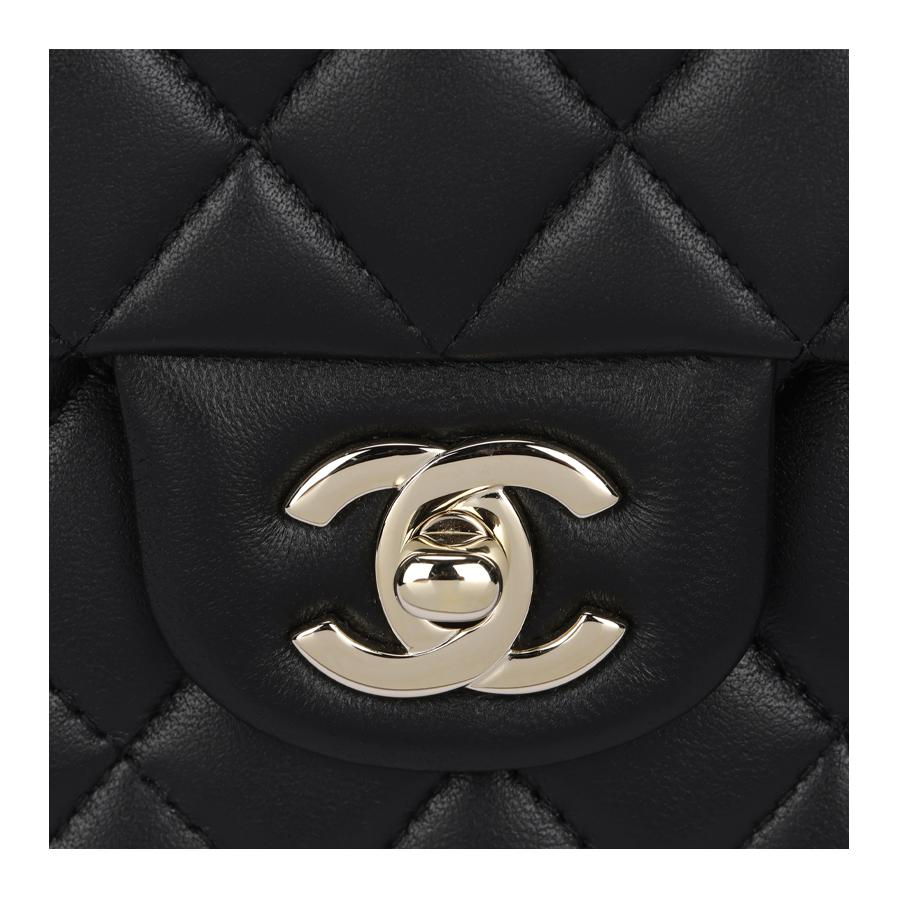 Женская сумка Chanel Classic Flap CF (черная) — фото 5