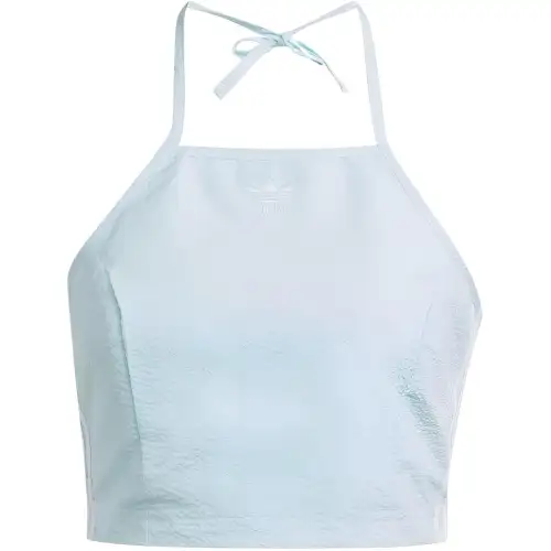 Adidas Originals ADICOLOR CLASSICS Camisoles Women's Blue Boat Neck Moderate Halter Neck