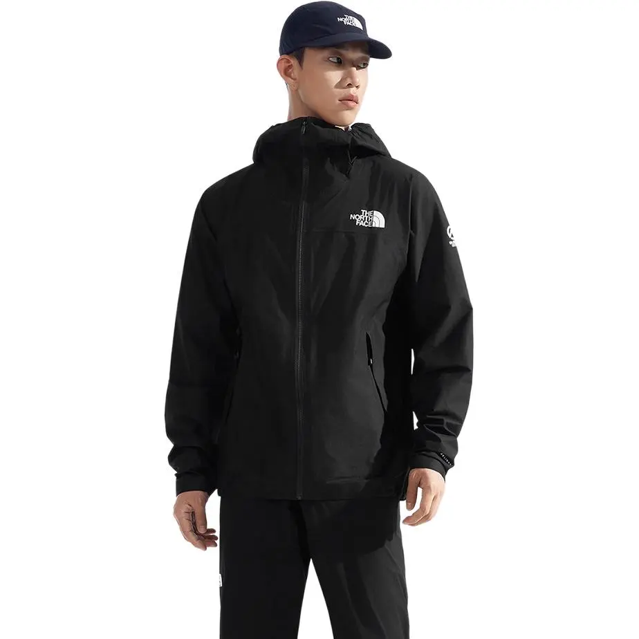 THE NORTH FACE Summit Hiking Waterproof, Windproof, And Breathable Windbreaker Jacket Men's JK3/Cosmic Black