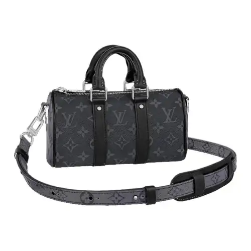 LOUIS VUITTON Keepall Xs Monogram Eclipse Reverse Black