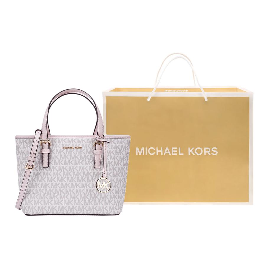 Женская сумка MICHAEL KORS Jet Set Travel (ванильно-белая)