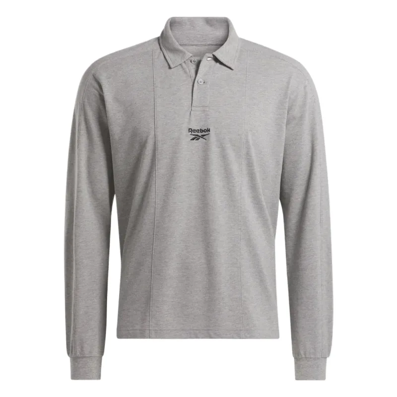 Reebok Polo Shirts Men's Gray Polo Collar Moderate Other