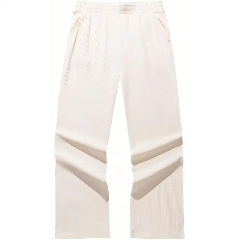Anta Variety Training Collection Knitted Sweatpants Women's Vanilla Ecru