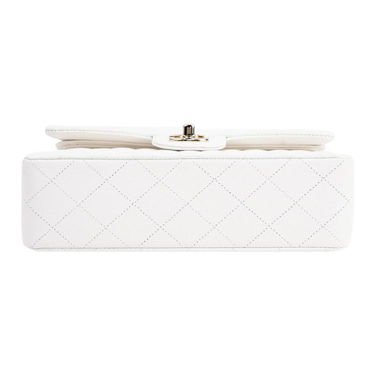 Женская сумка Chanel Classic Flap Small (белая) — фото 4