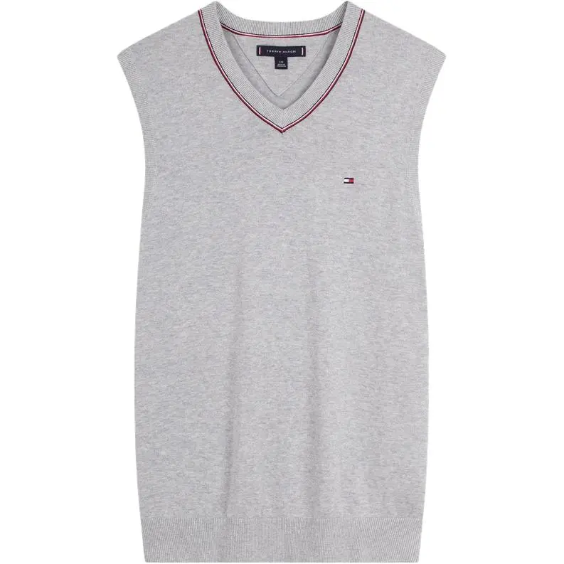 Tommy Hilfiger Tank Tops Men's Gray P61 V-neck Moderate Other