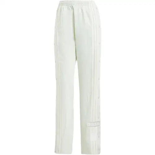 Adidas Originals Knitted Sweatpants Women's Light Green Moderate Straight Fit Pants