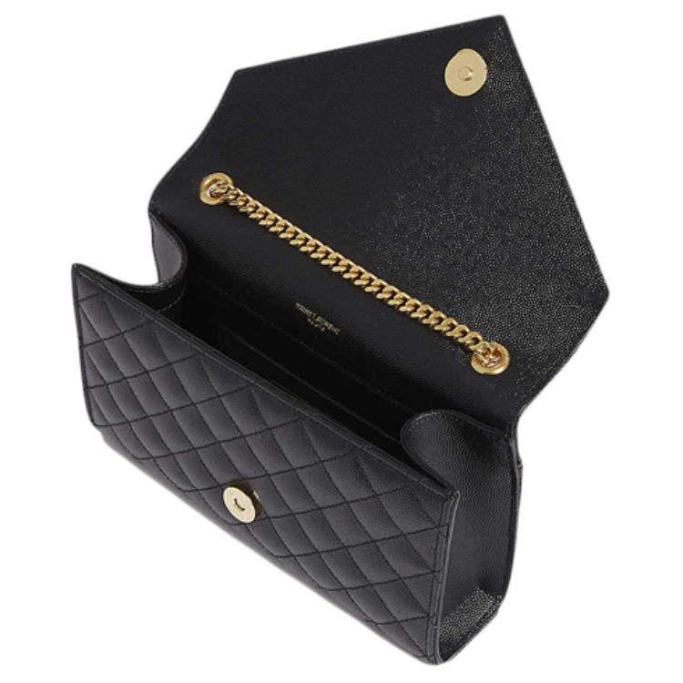 Женская сумка SAINT LAURENT ENVELOPE (черная) — фото 6