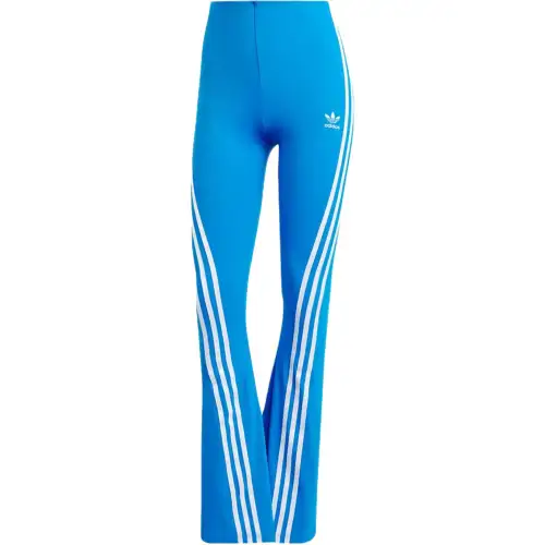 Adidas Originals Adilenium Flared Leggings Knitted Sweatpants Women's Blue