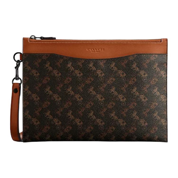 Мужская сумка COACH Hitch 30 (трюфельная)