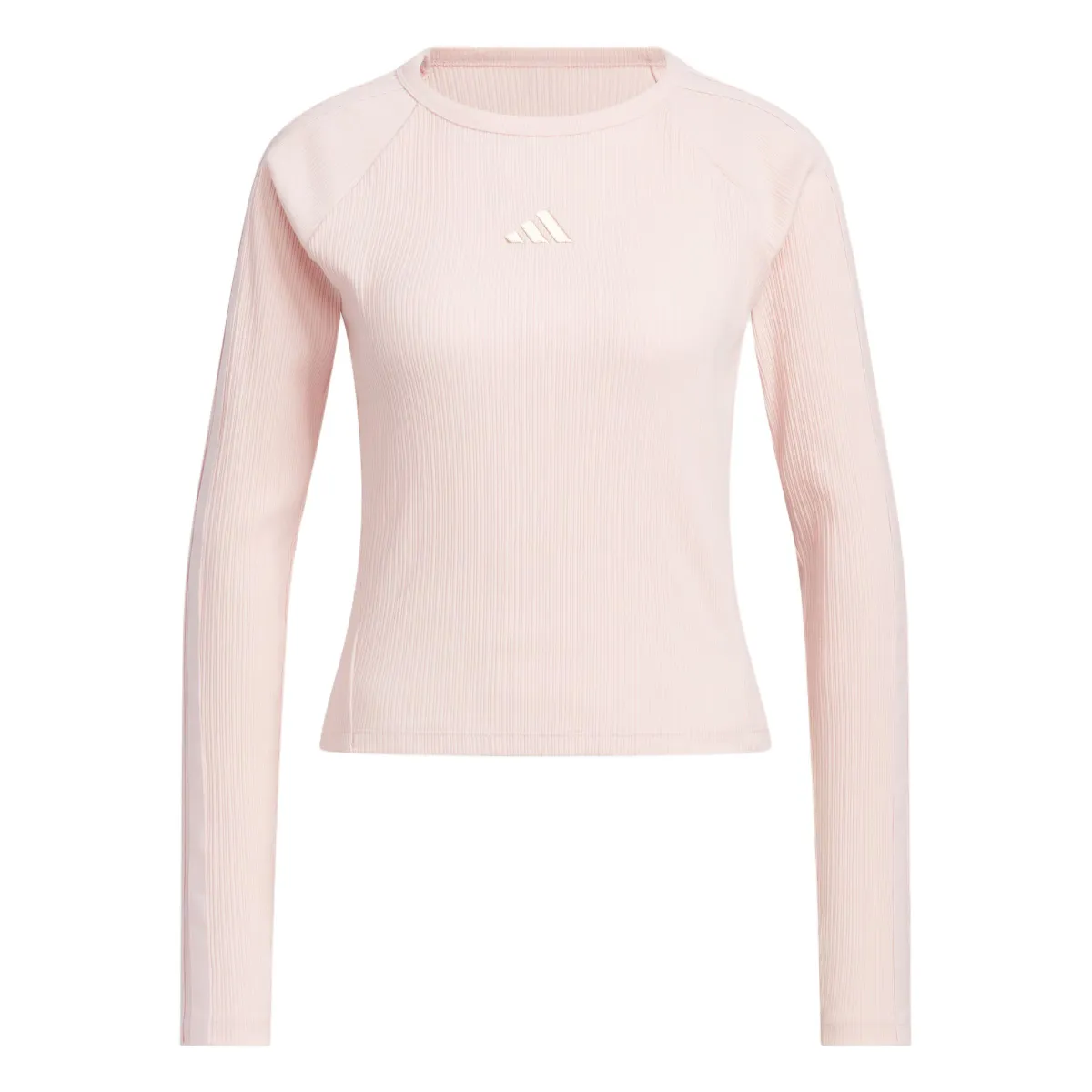 Adidas T-Shirts Women's Light Pink Crew Neck Moderate Other