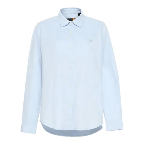 Timberland Shirts Women's Blue Lapel Moderate