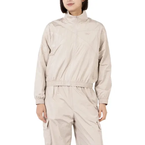 Reebok Jackets Women's White Lapel Moderate Other