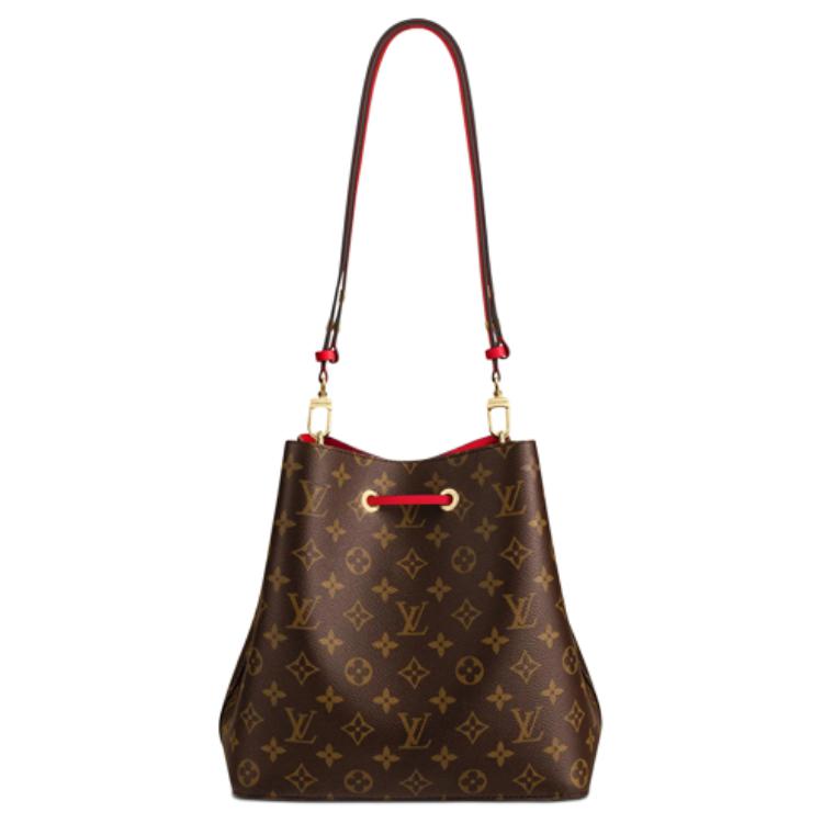Женские сумка Louis Vuitton LOUIS VUITTON NÉONOÉ (коричнево-красный) — фото 3