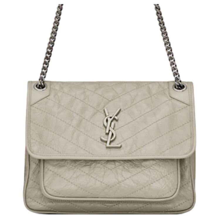 Женская сумка SAINT LAURENT Niki (белая) — фото 1